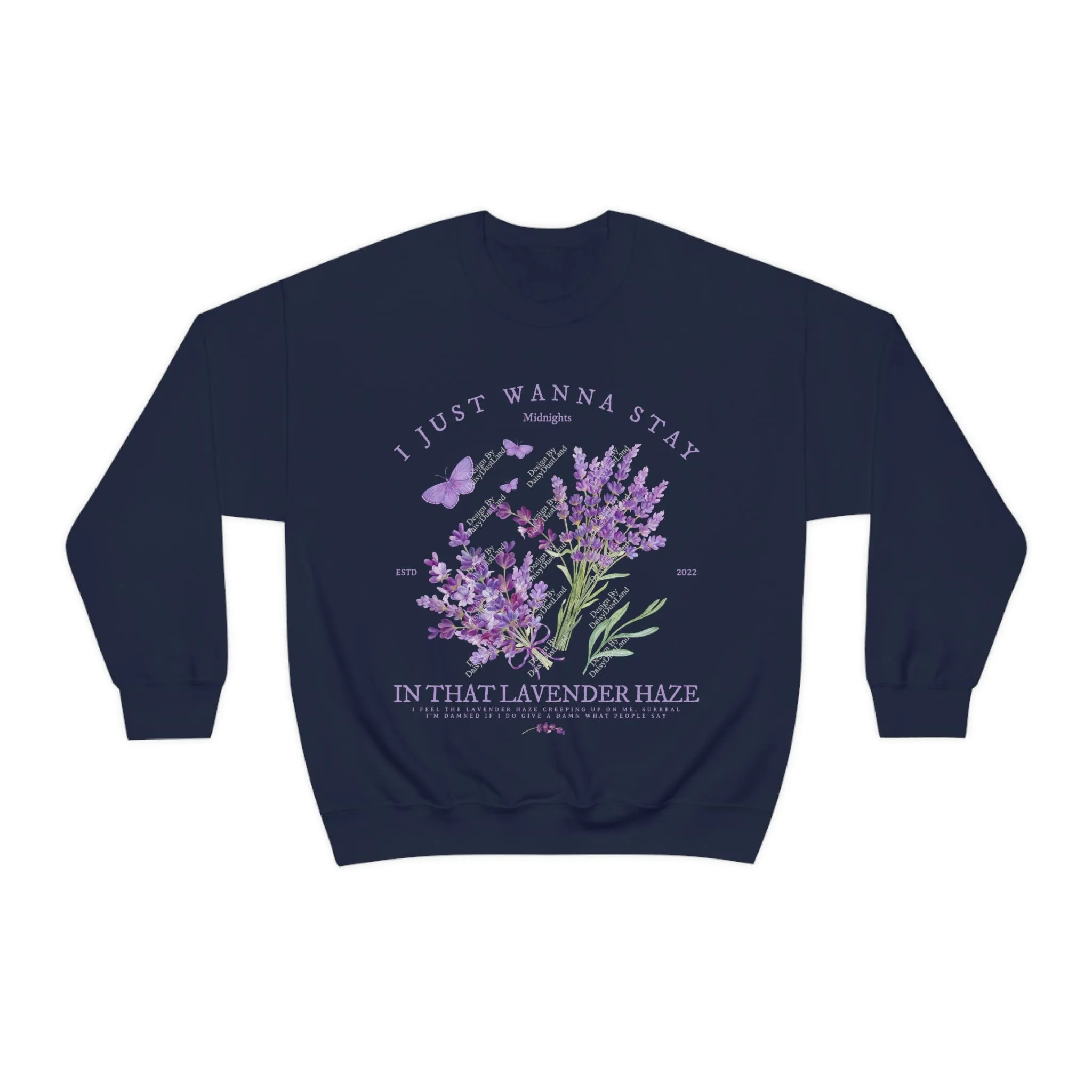 Lavender Haze Cottagecore Aesthetic Sweatshirt sold by DaisyDustLand product image thumbnail 2