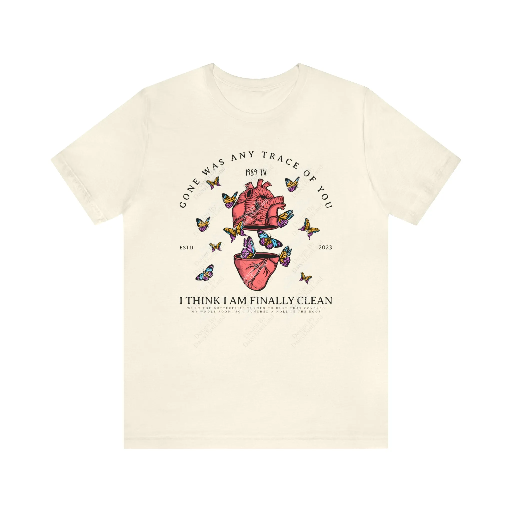 1989 The Clean Flying Butterflies Graphic Tee sold by DaisyDustLand product image thumbnail 4
