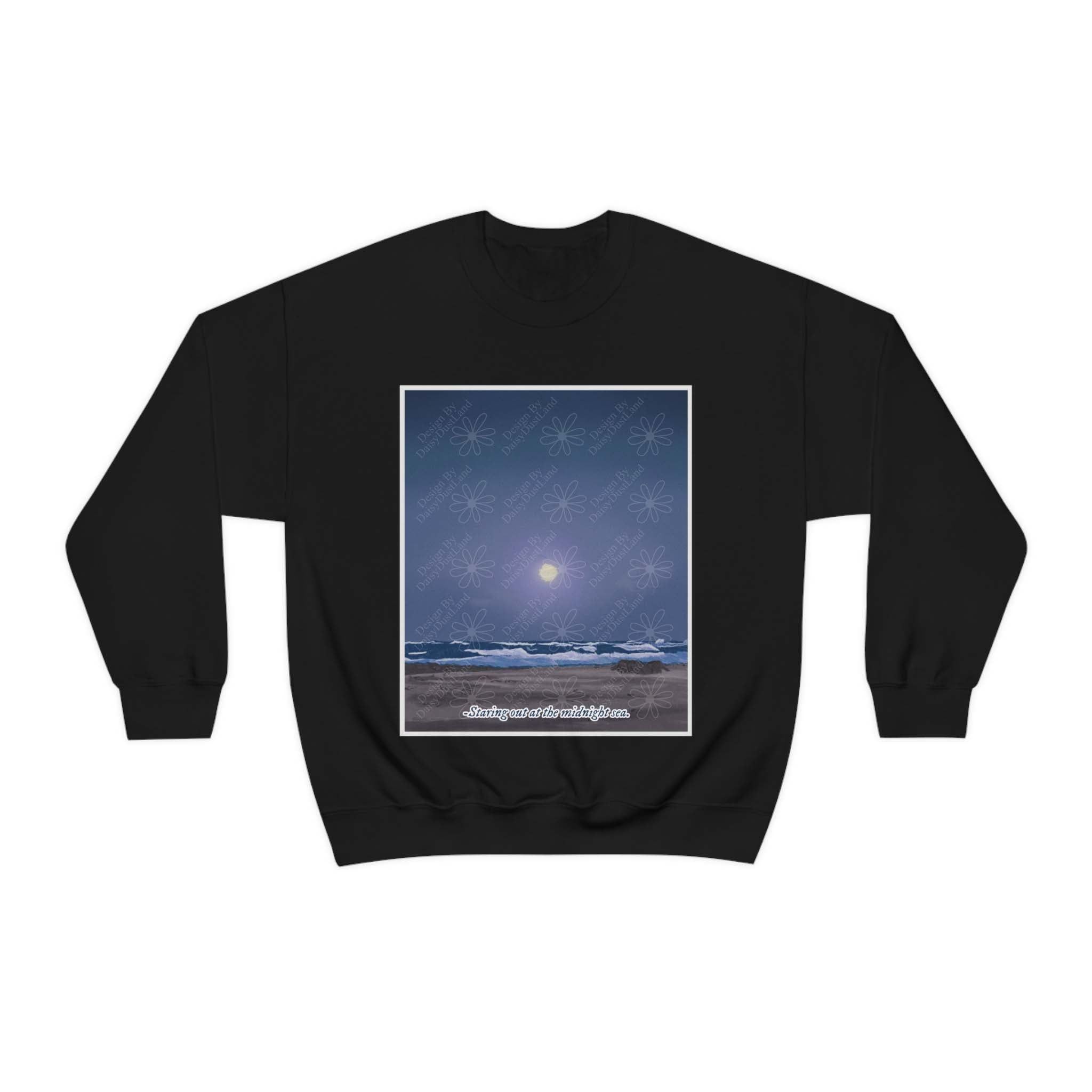 Staring Out At The Midnight Sea Sweatshirt sold by DaisyDustLand product image thumbnail 2