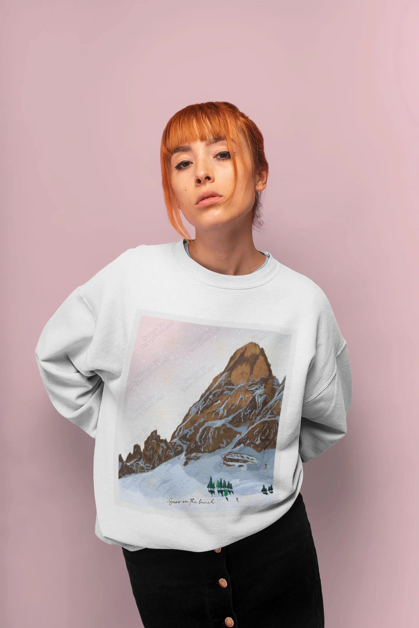Snow On The Beach Inspiring Crewneck sold by DaisyDustLand