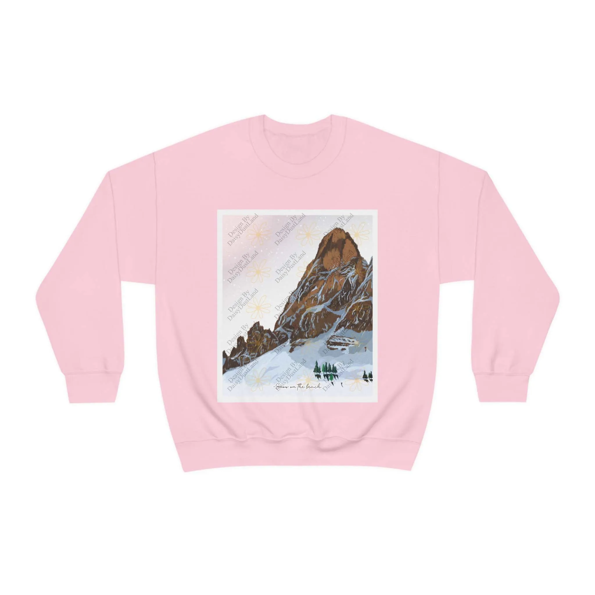 Snow On The Beach Inspiring Crewneck sold by DaisyDustLand product image thumbnail 4