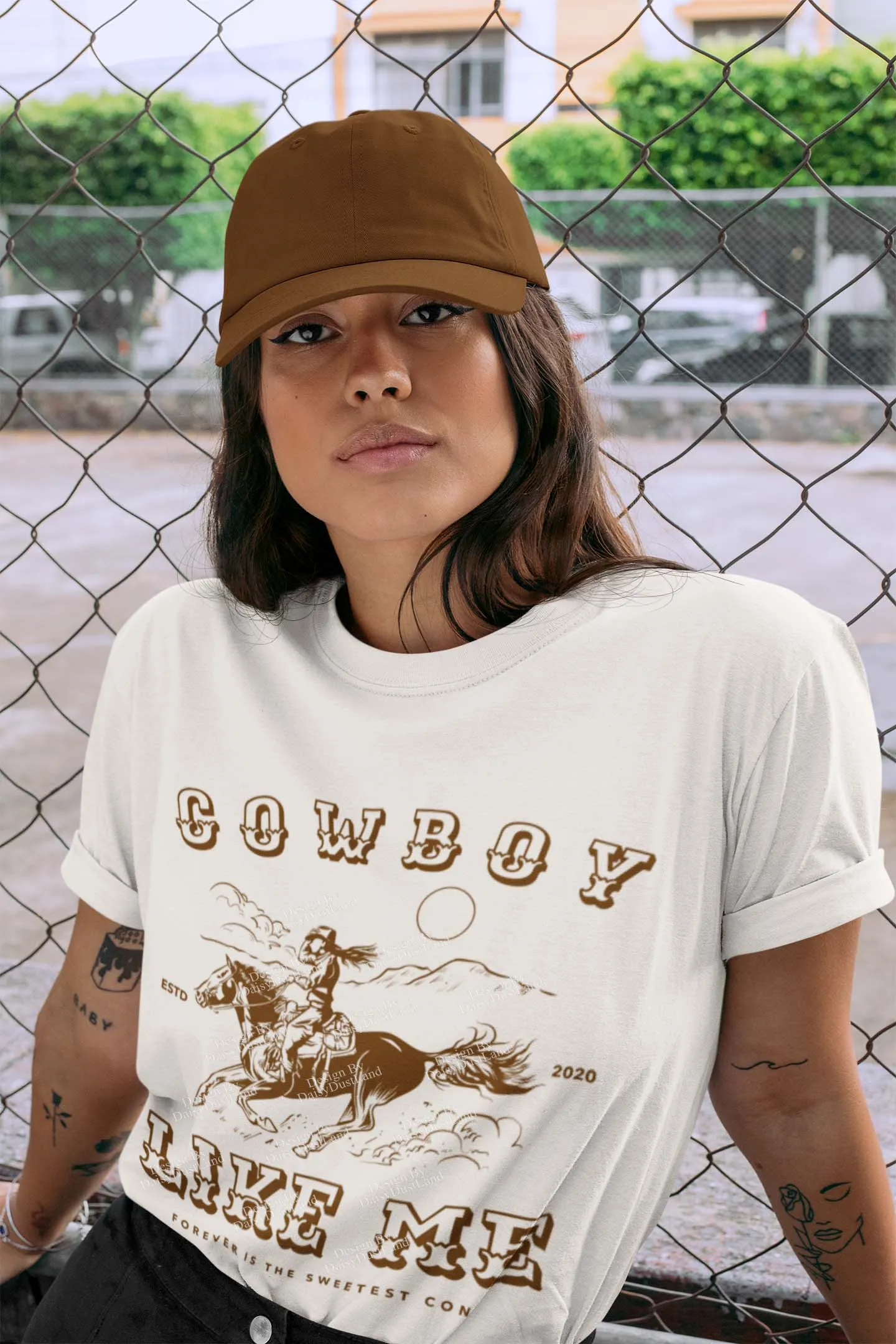 Cowboy Like Me Cowgirl Tee No:1 sold by DaisyDustLand