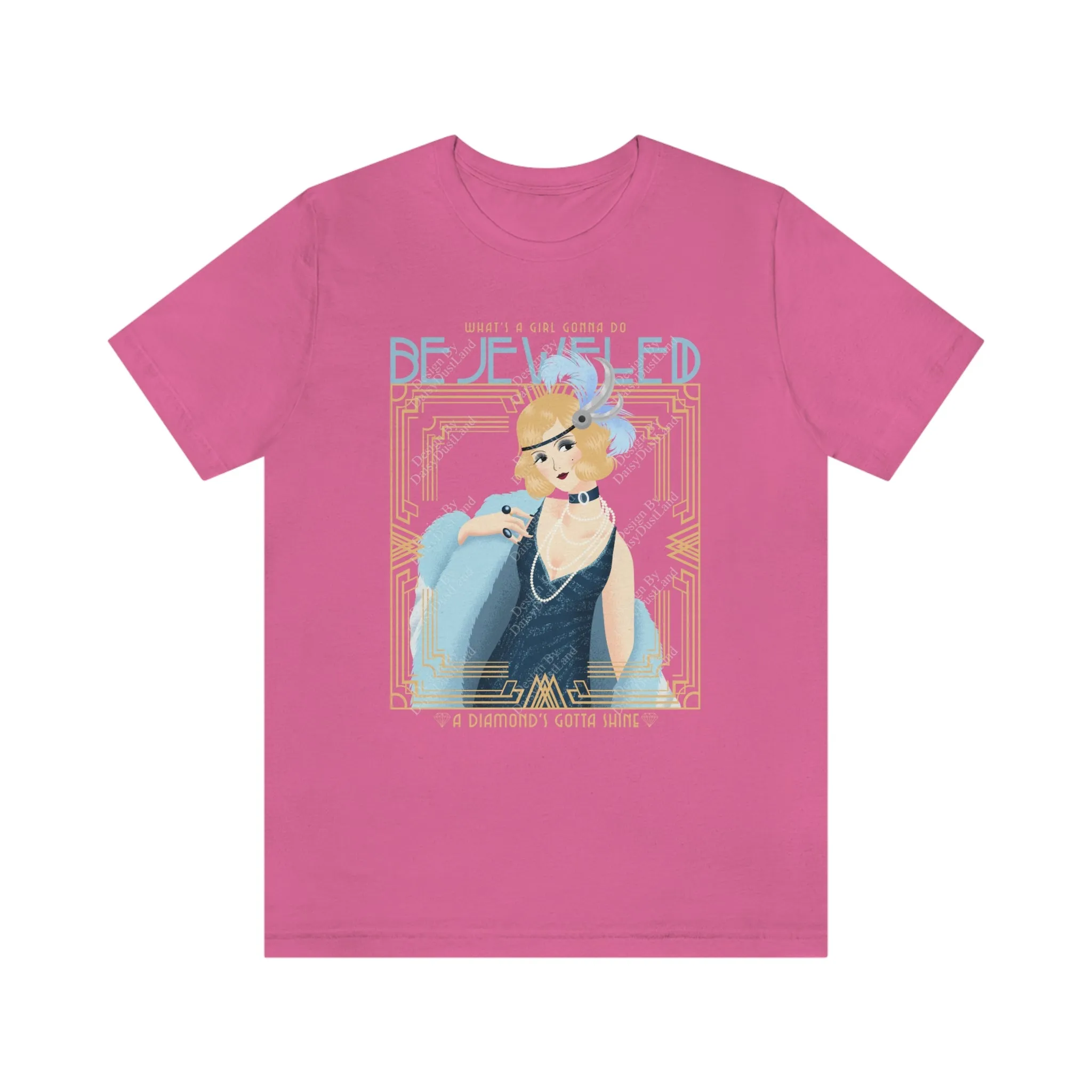 Bejeweled Blondie Vintage Graphic T-shirt sold by DaisyDustLand product image thumbnail 5