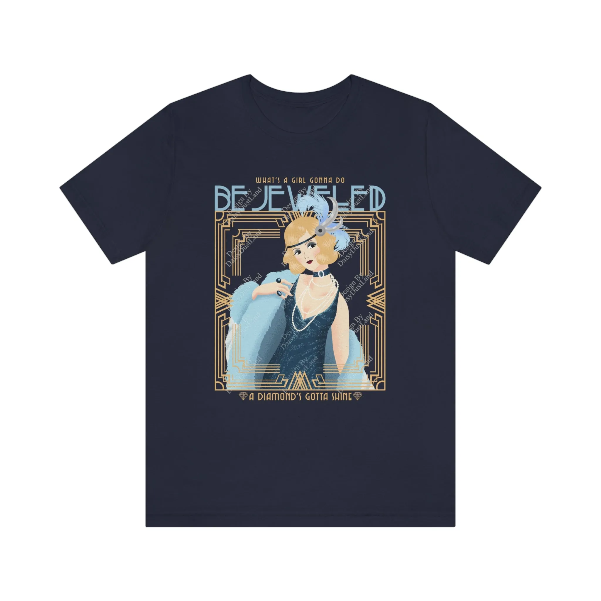 Bejeweled Blondie Vintage Graphic T-shirt sold by DaisyDustLand product image thumbnail 3