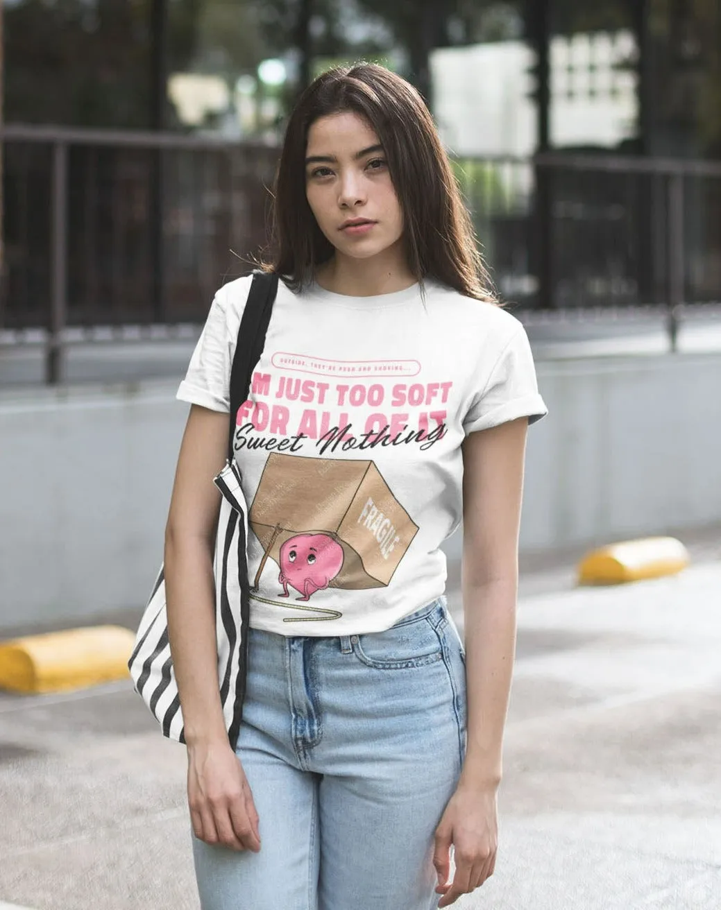 Too Soft For All Of It Fragile Heart T-Shirt sold by DaisyDustLand