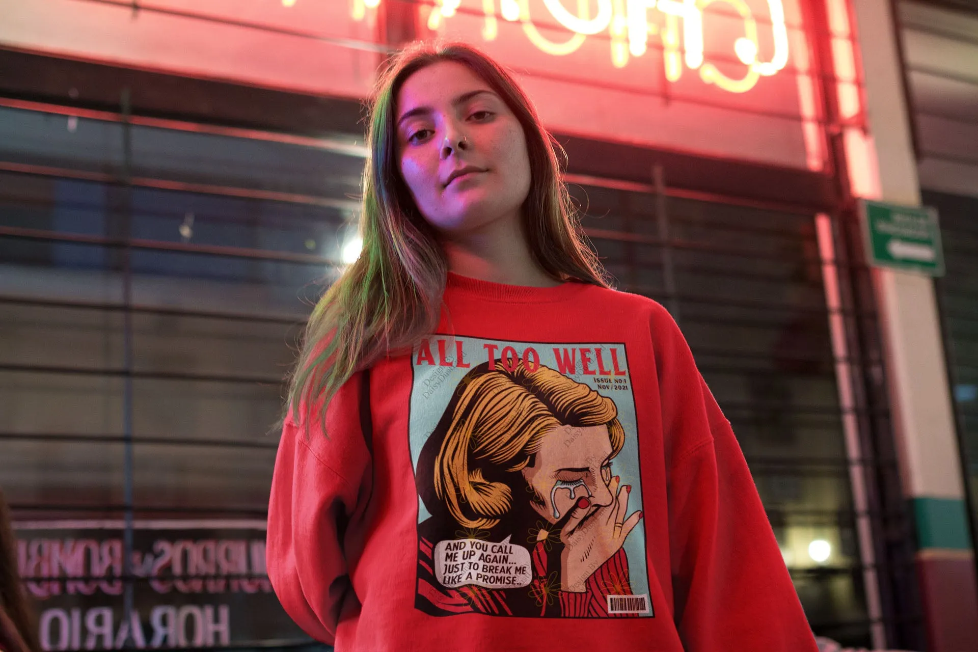 All Too Well Pop Art Magazine Cover Crewneck sold by DaisyDustLand