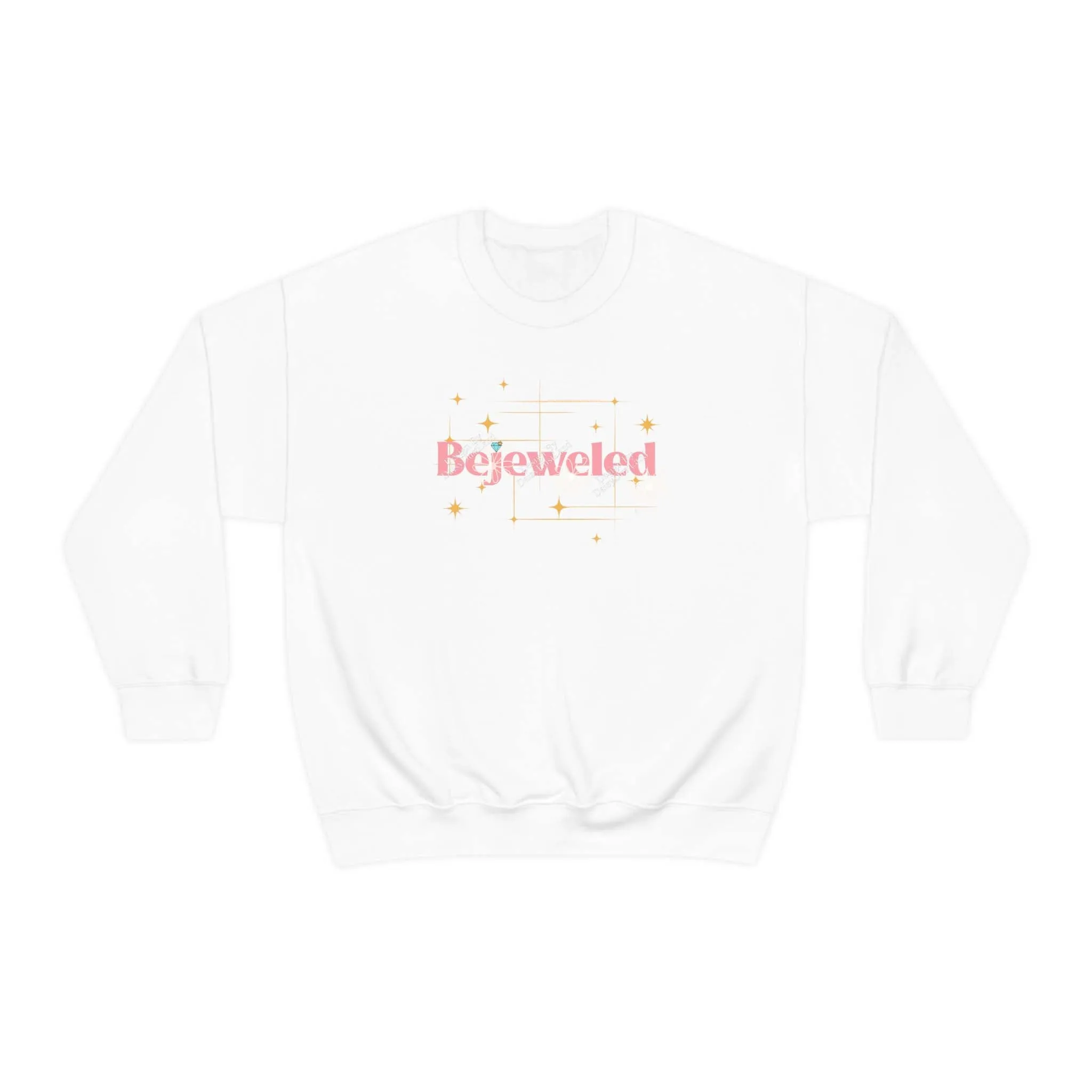 Diamonds In My Eyes Retro Graphic Crewneck sold by DaisyDustLand product image thumbnail 3