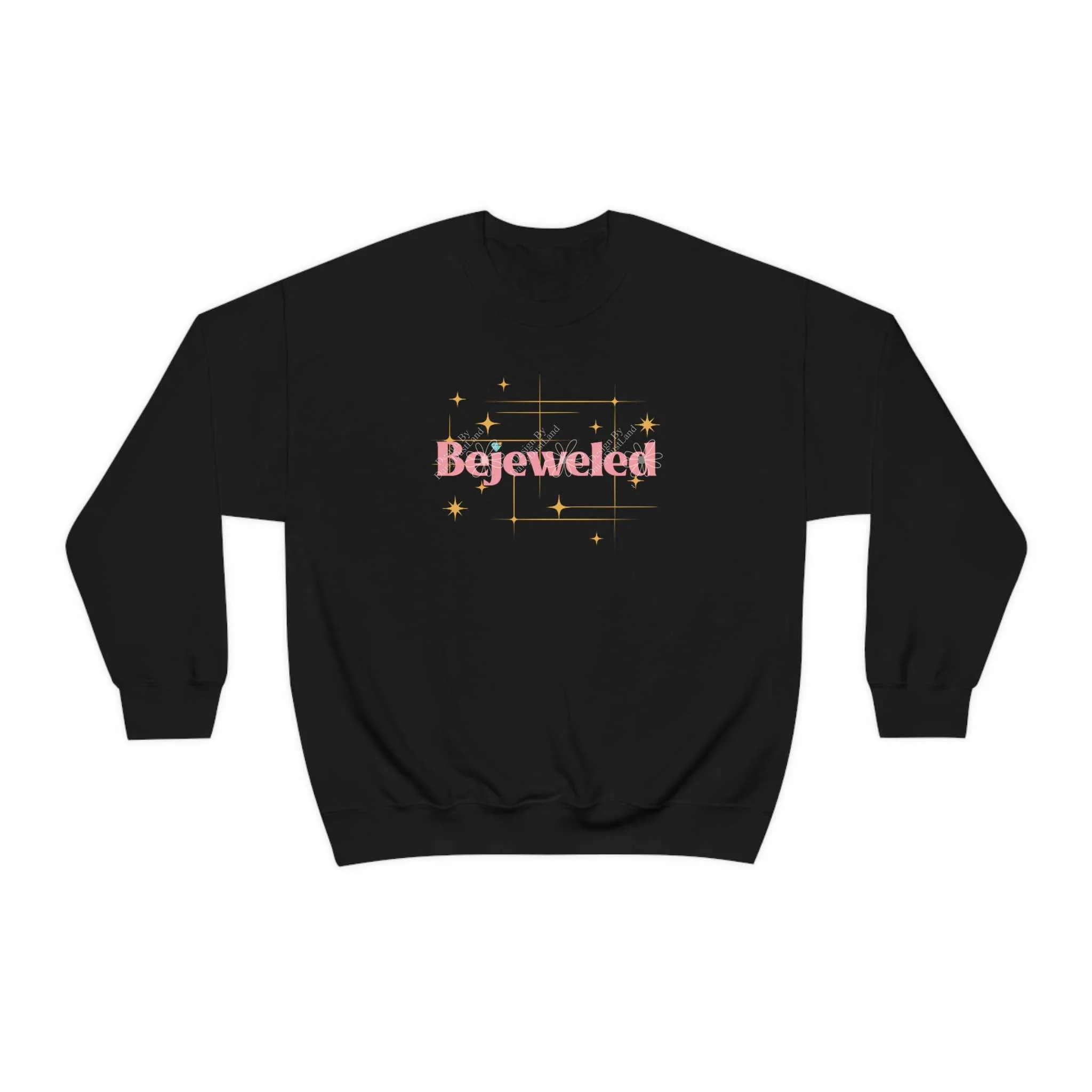 Diamonds In My Eyes Retro Graphic Crewneck sold by DaisyDustLand product image thumbnail 5