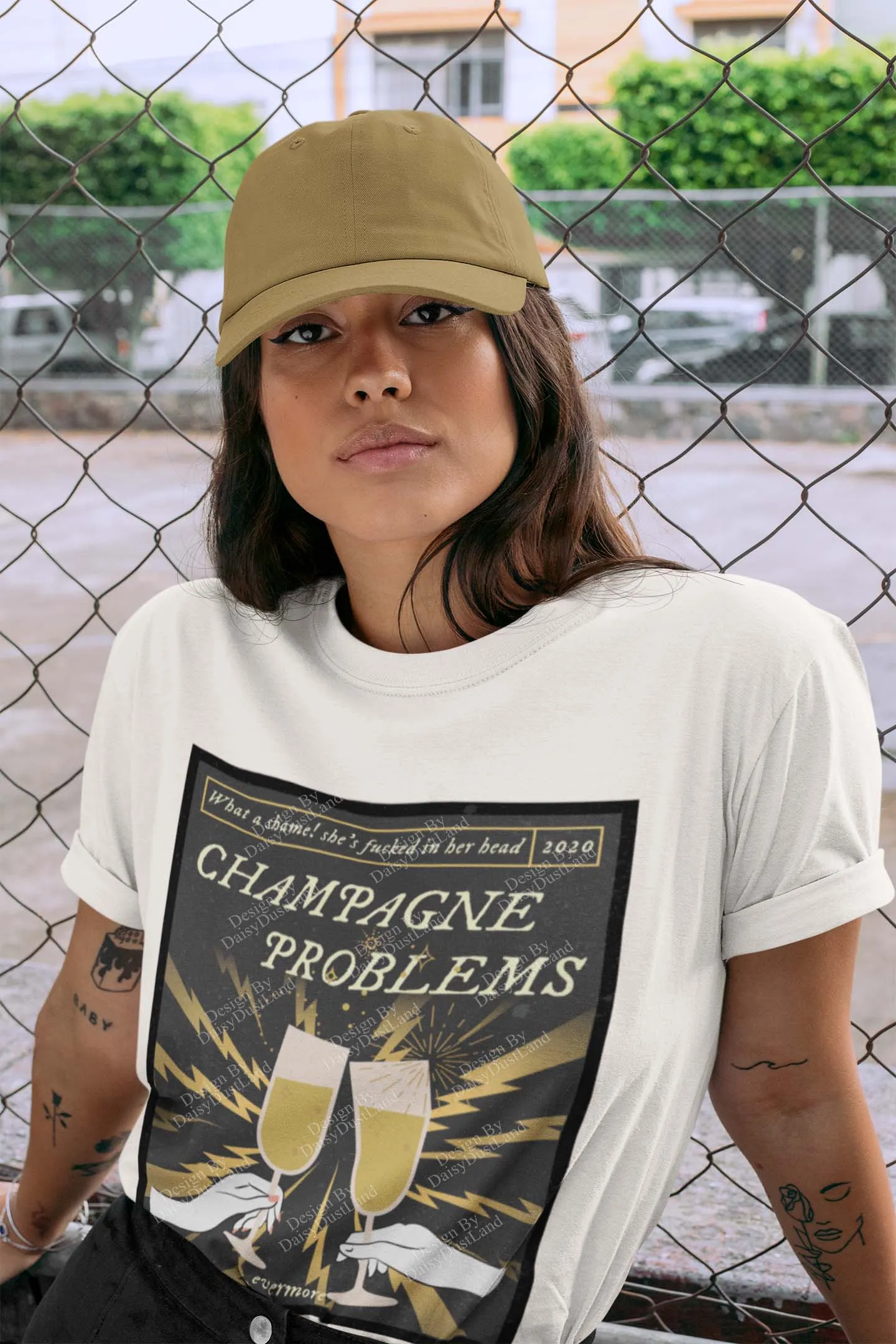 Champagne Problems Evermore Tee sold by DaisyDustLand product image thumbnail 2