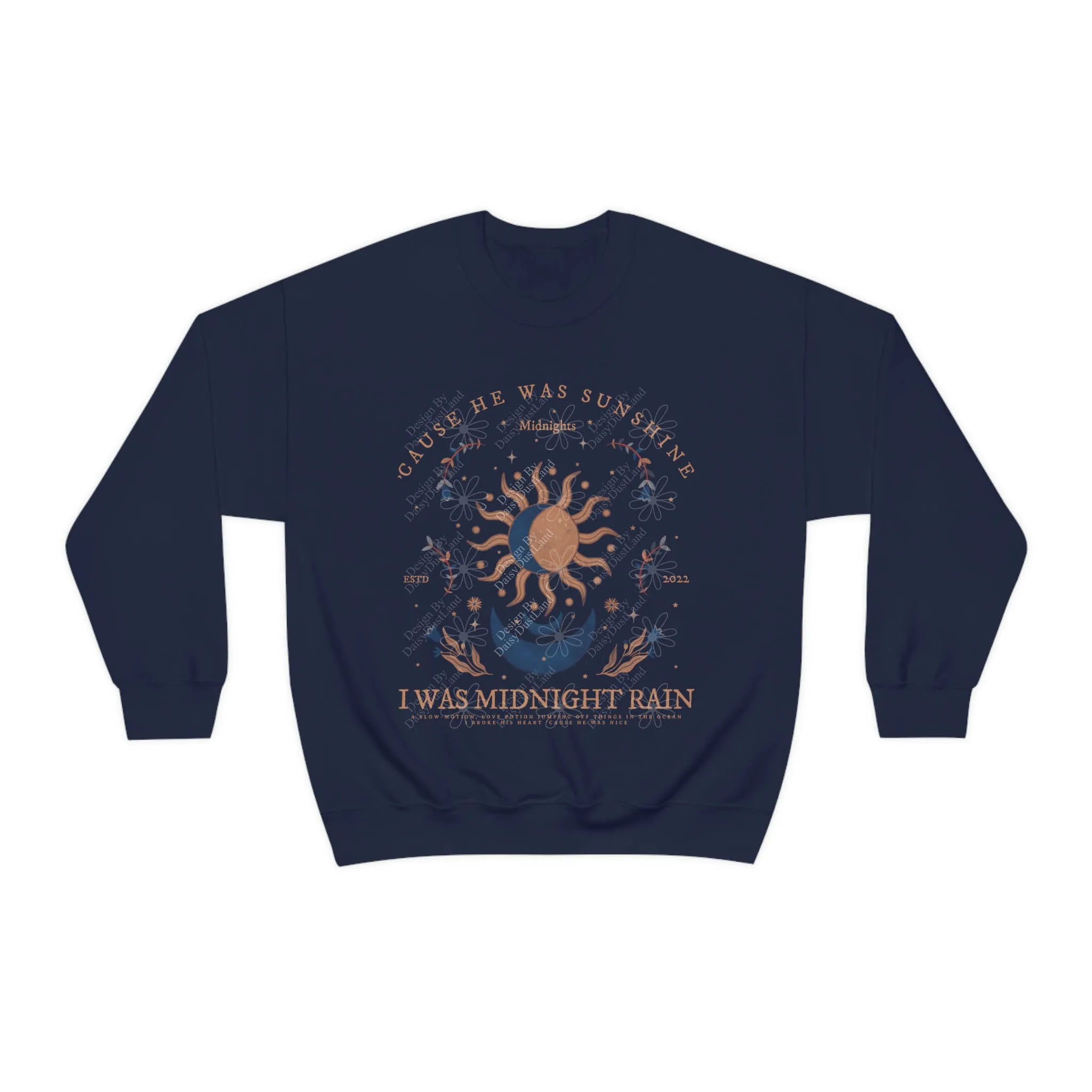 He was Sunshine I was Midnight Rain Crewneck sold by DaisyDustLand product image thumbnail 4