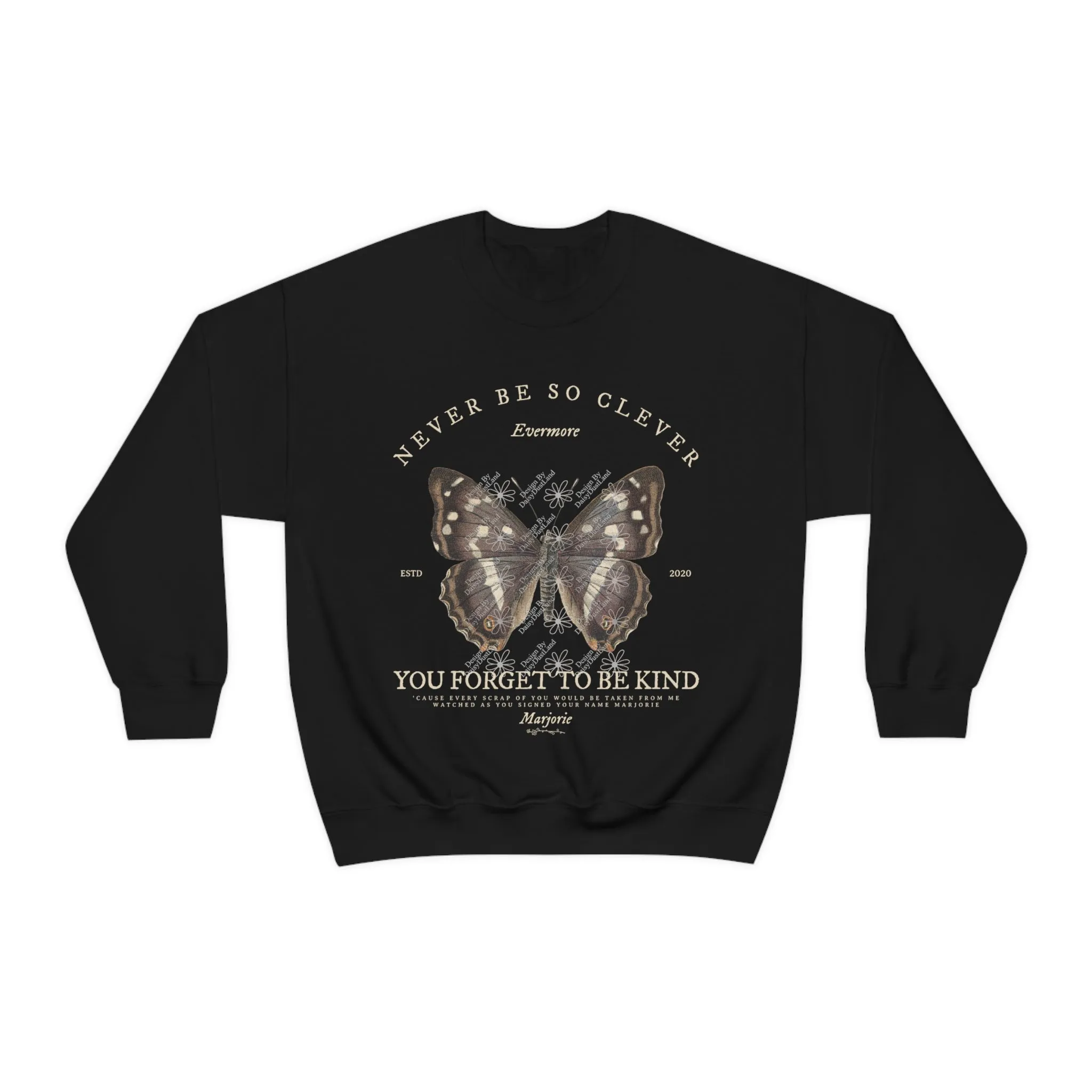 Marjorie Vintage Butterfly Crewneck sold by DaisyDustLand product image thumbnail 3