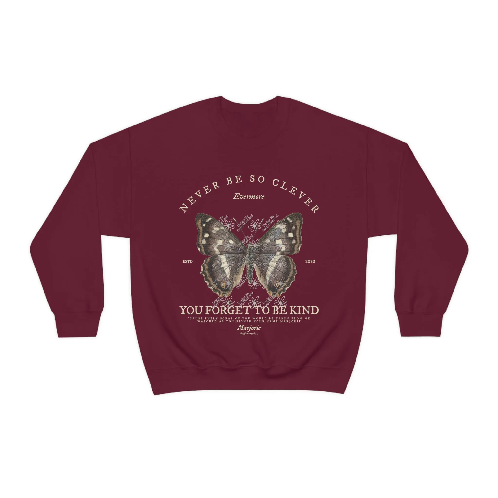 Marjorie Vintage Butterfly Crewneck sold by DaisyDustLand product image thumbnail 4