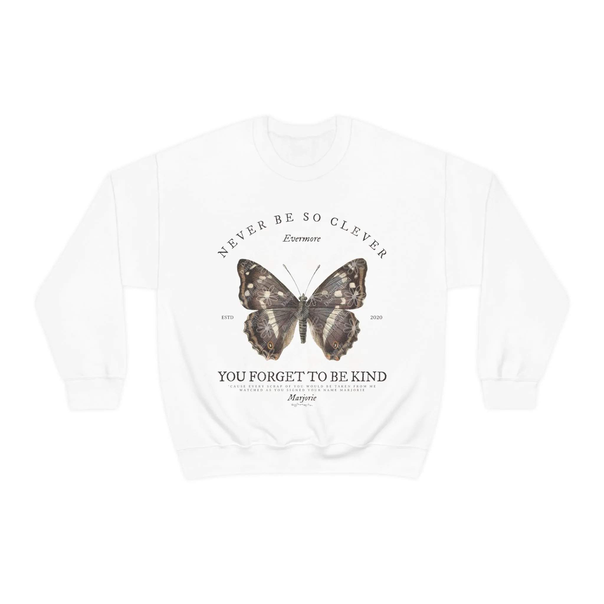 Marjorie Vintage Butterfly Crewneck sold by DaisyDustLand product image thumbnail 5