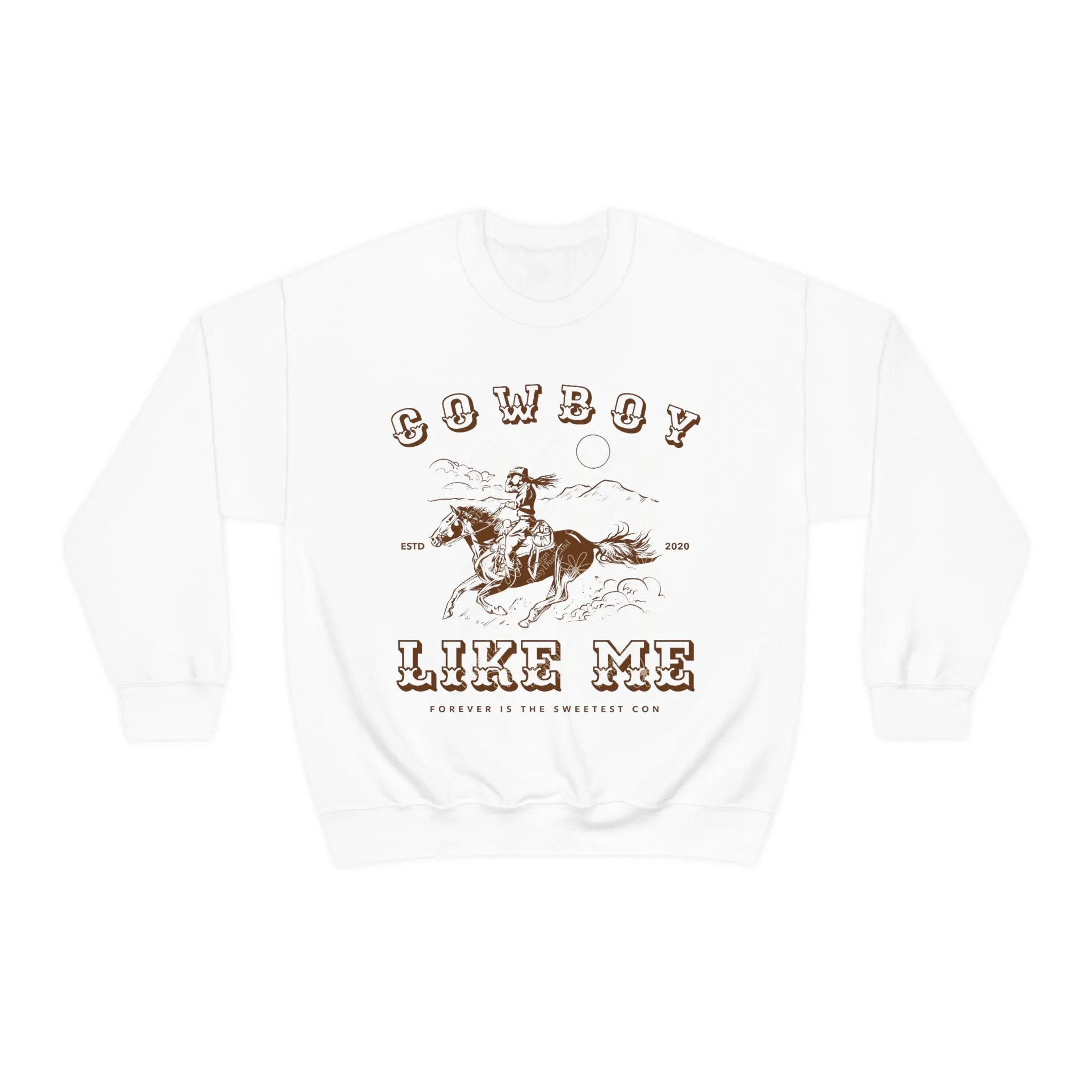 Cowboy Like Me Cowgirl Crewneck no:1 sold by DaisyDustLand product image thumbnail 2