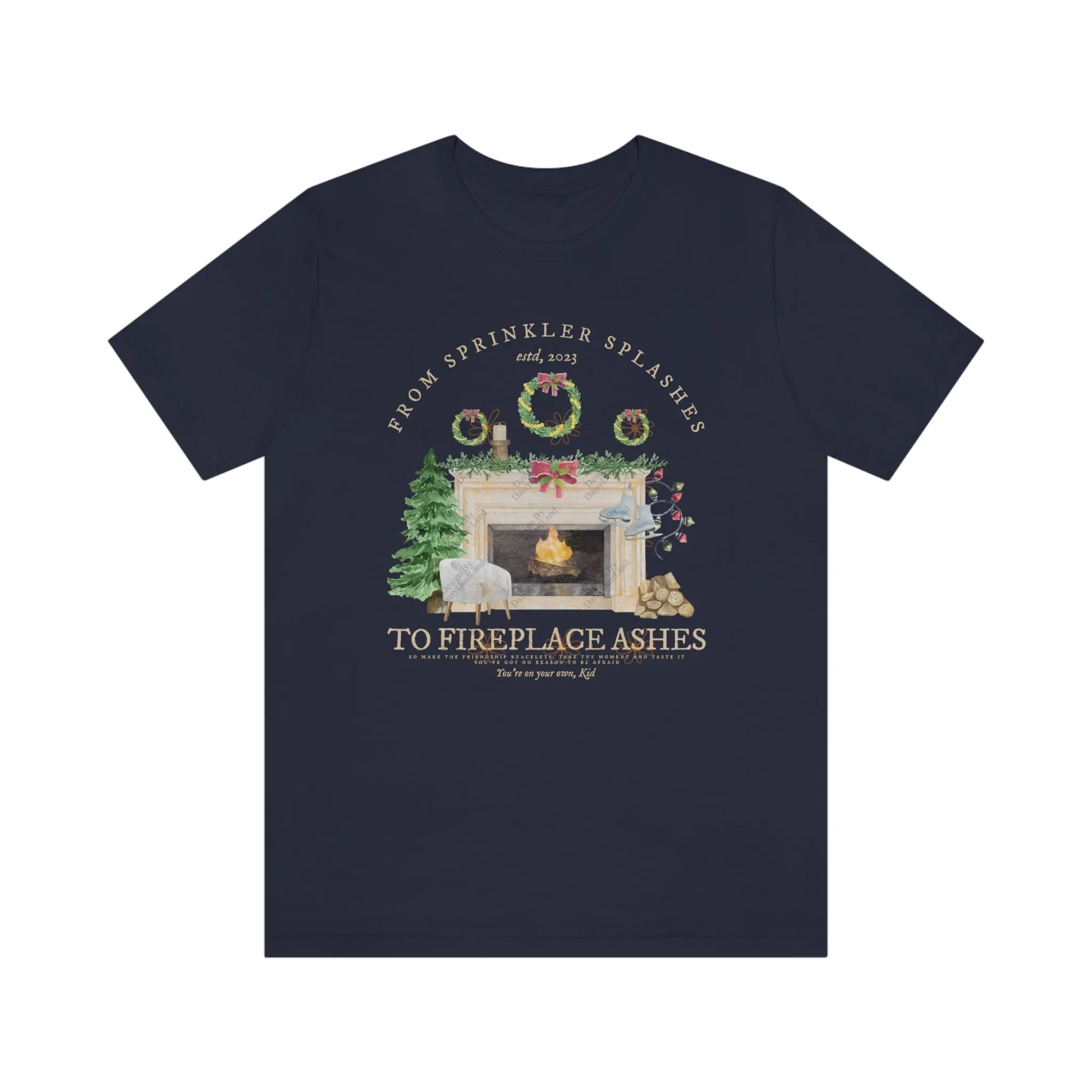 YOYOK Inspired Christmas Fireplace Tee sold by DaisyDustLand product image thumbnail 5