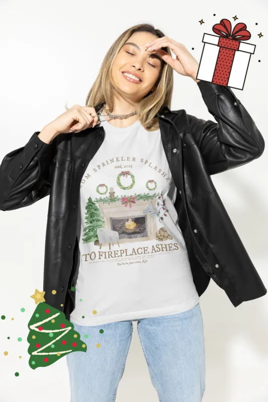 YOYOK Inspired Christmas Fireplace Tee made by DaisyDustLand
