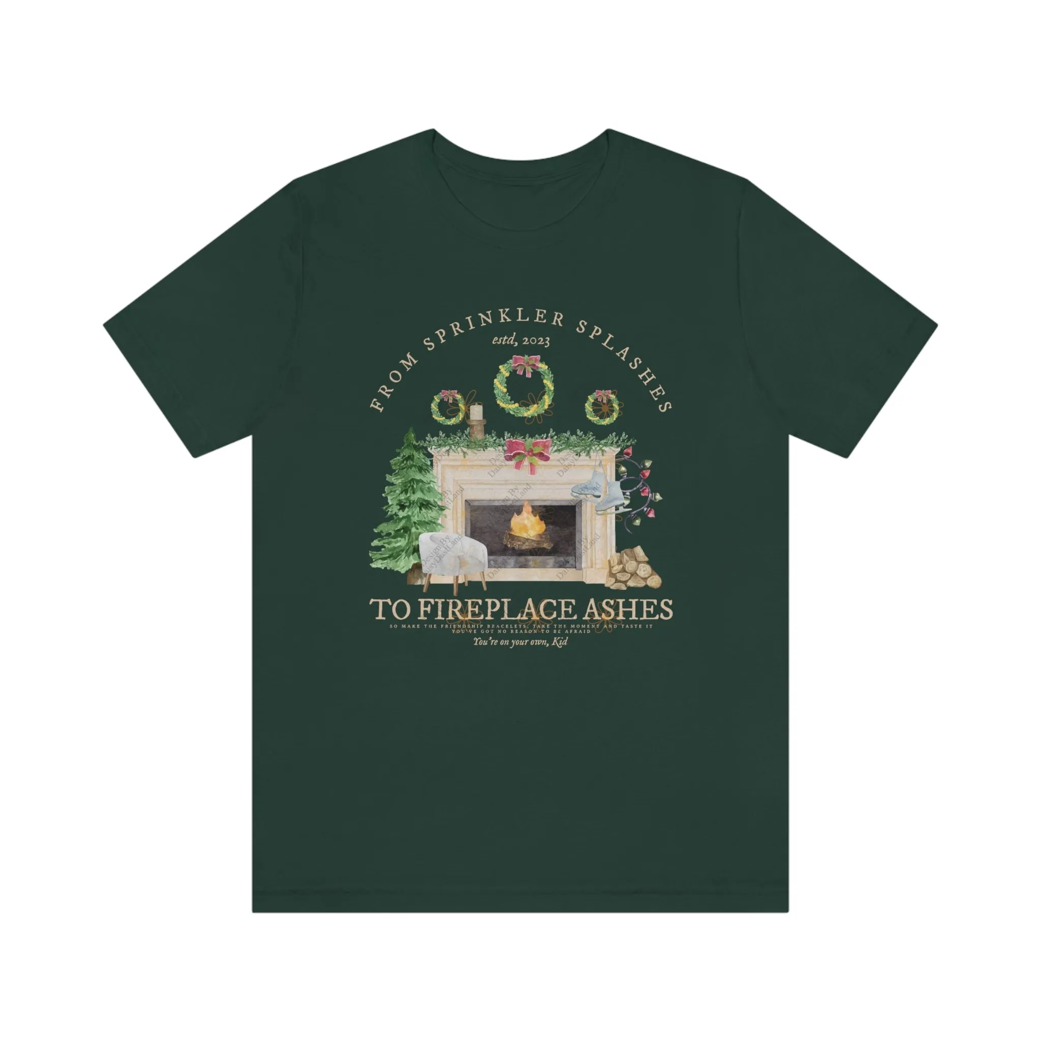 YOYOK Inspired Christmas Fireplace Tee sold by DaisyDustLand product image thumbnail 4