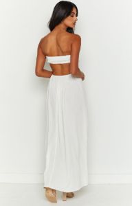 Bea White Midi Dress sold by Beginning Boutique