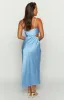 Jura Blue Maxi Dress sold by Beginning Boutique