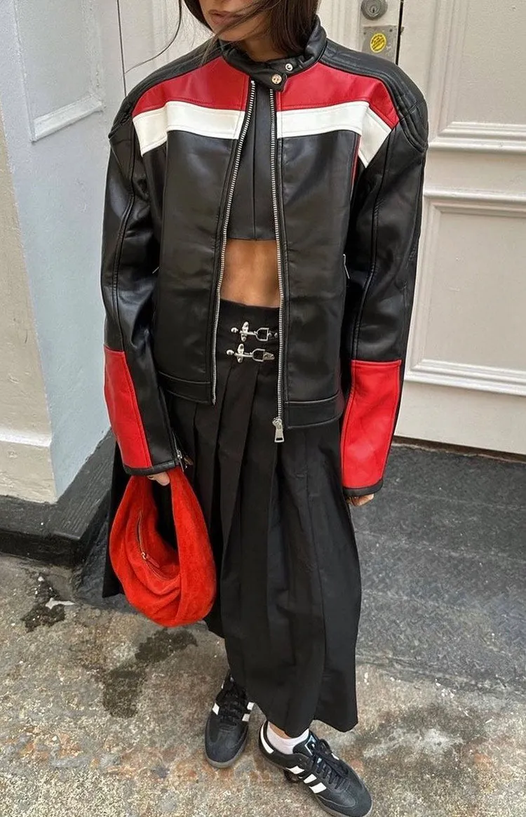 Lioness Top Model Onyx Biker Jacket sold by Beginning Boutique product image thumbnail 2