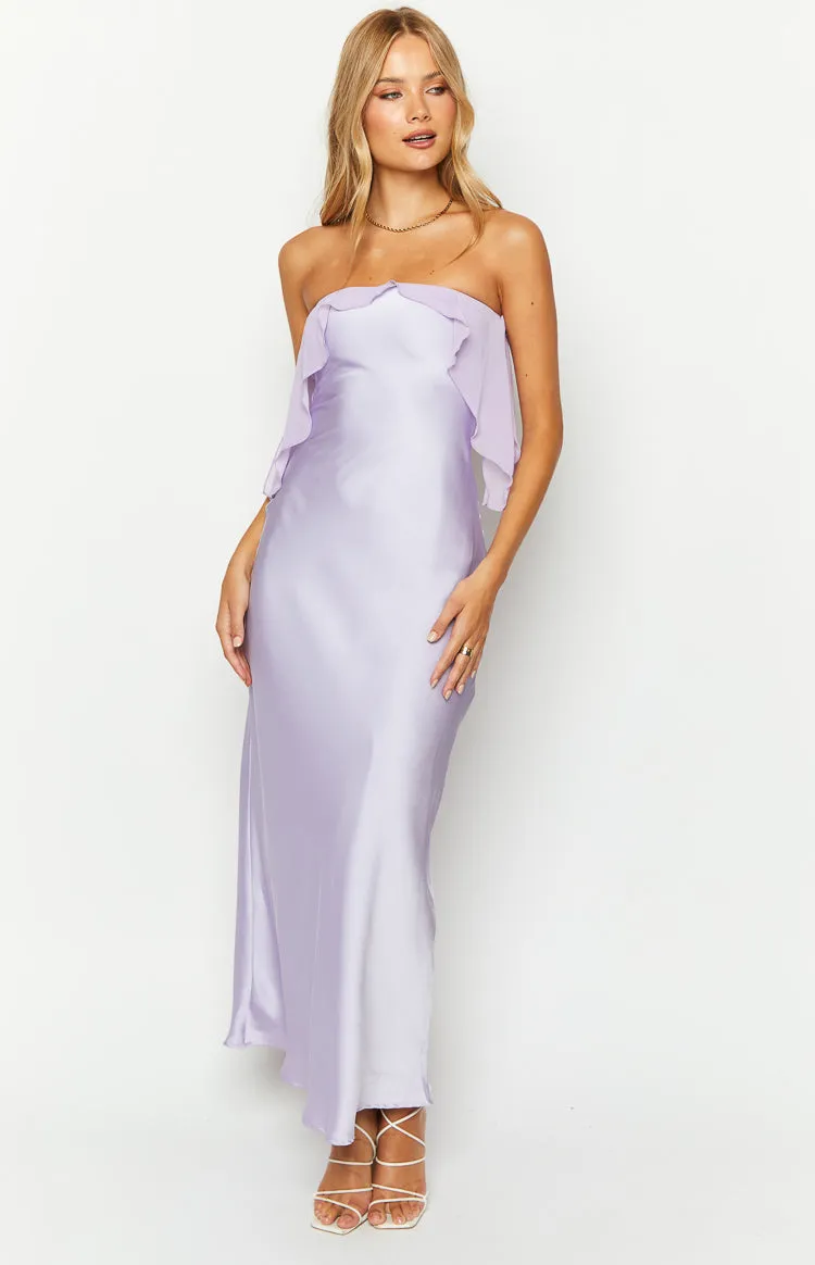 Faylinn Purple Strapless Maxi Dress sold by Beginning Boutique product image thumbnail 3