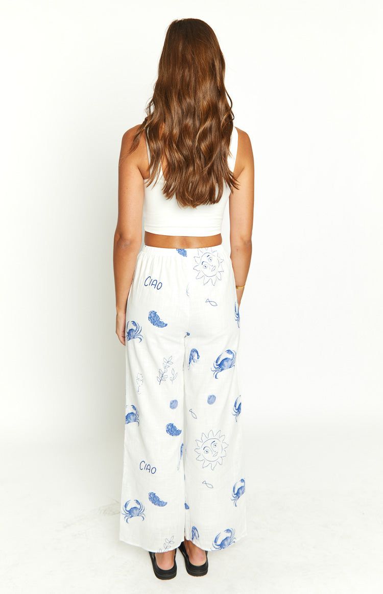 Caelen Blue Print Pants sold by Beginning Boutique product image thumbnail 5
