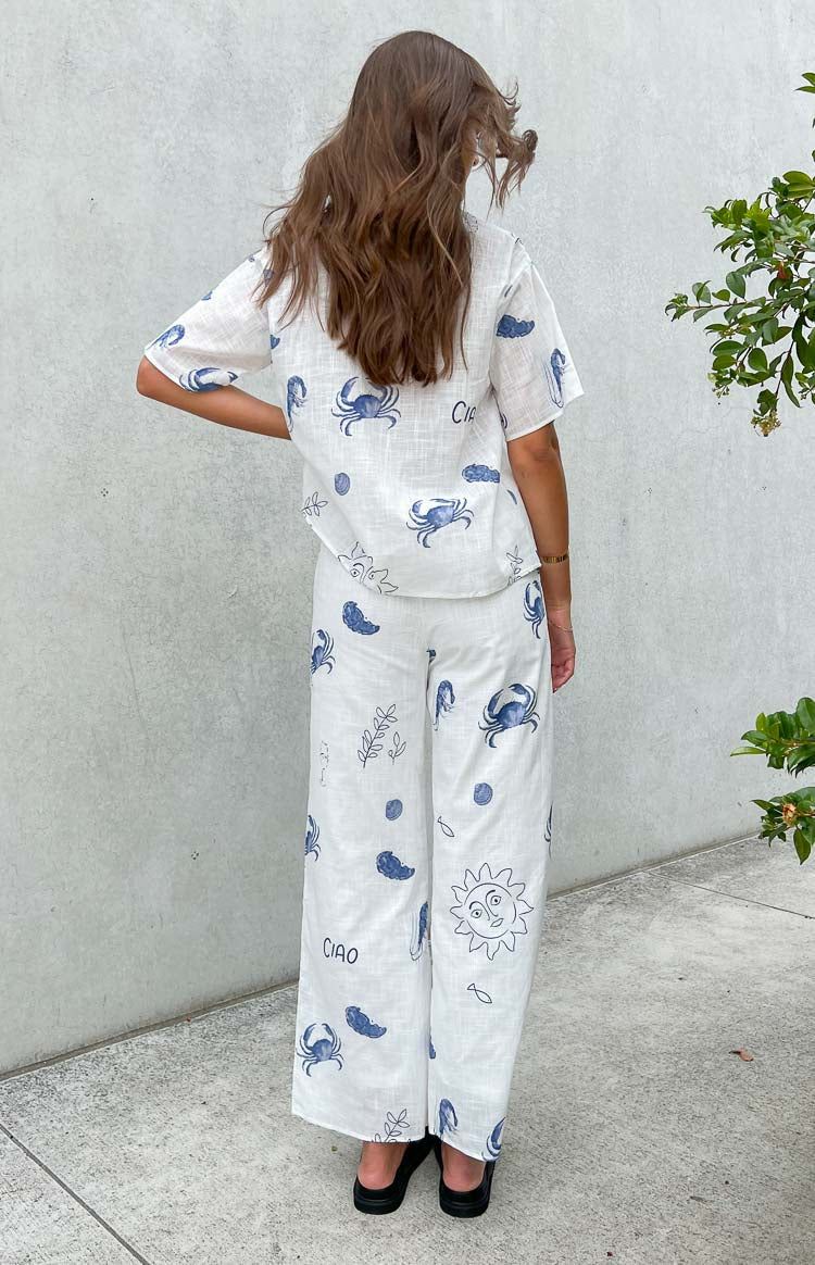 Caelen Blue Print Pants sold by Beginning Boutique product image thumbnail 7