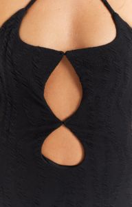 Mandy Black Maxi Dress sold by Beginning Boutique