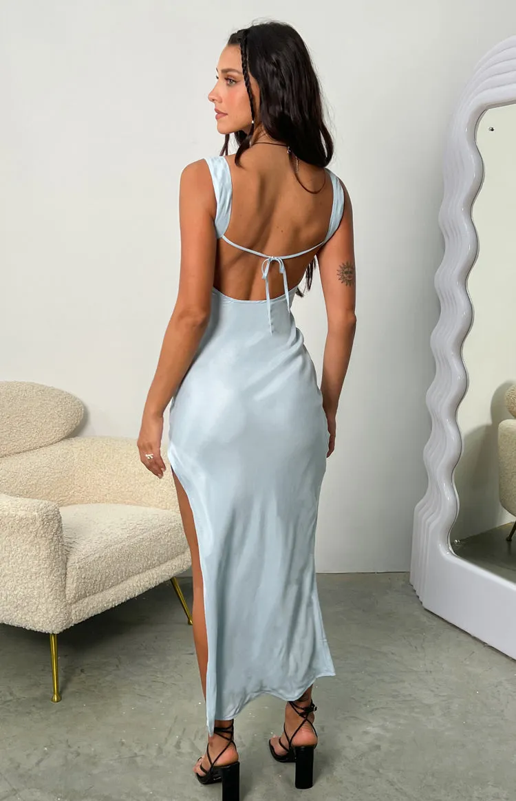 Ocean Blue Midi Dress sold by Beginning Boutique product image thumbnail 2