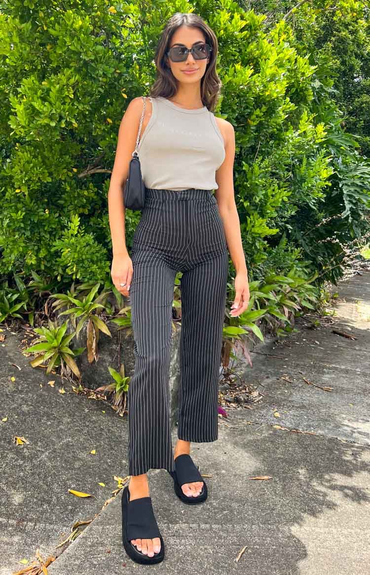 Thrills Minimal Racer Front Tank Gravel sold by Beginning Boutique product image thumbnail 7