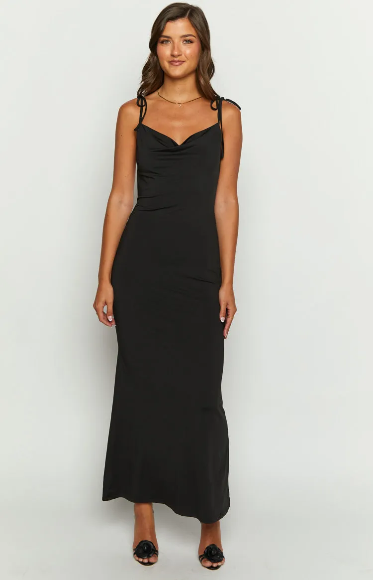 Riley Black Maxi Dress sold by Beginning Boutique product image thumbnail 3