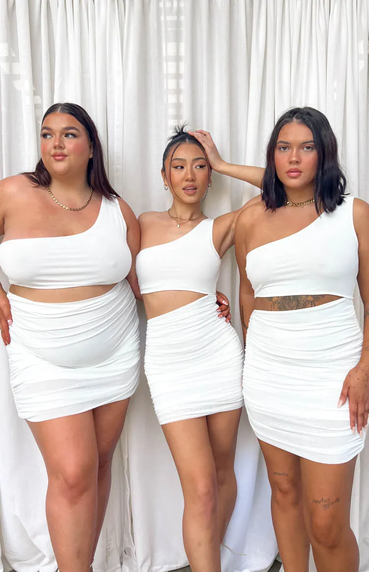 Rae White Mini Dress sold by Beginning Boutique product image thumbnail 4