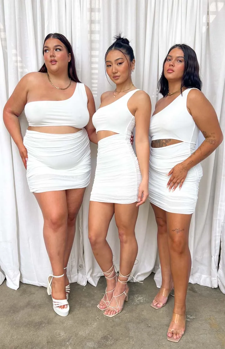 Rae White Mini Dress sold by Beginning Boutique product image thumbnail 3