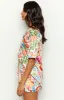 Resort Summer Print Satin Shirt sold by Beginning Boutique