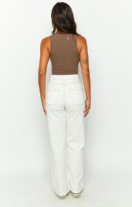 Pipah White Straight Leg Pants sold by Beginning Boutique