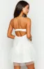 Amba White Strapless Mini Dress sold by Beginning Boutique