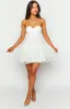 Amba White Strapless Mini Dress sold by Beginning Boutique