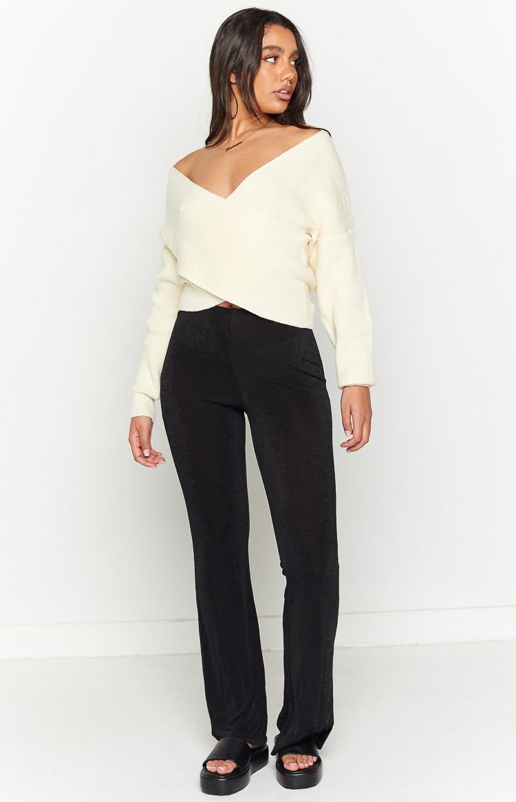 Kokomo Black Flare Pants sold by Beginning Boutique product image thumbnail 5