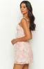 Penny Lane Pink Floral Mini Dress sold by Beginning Boutique