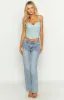 Louisa Light Blue Corset Top sold by Beginning Boutique