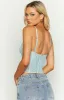 Louisa Light Blue Corset Top sold by Beginning Boutique