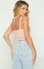 Kala Pink Rib Corset Top sold by Beginning Boutique