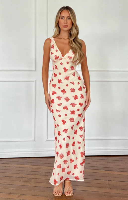 Alonica Rosie Cream Maxi Dress made by Beginning Boutique
