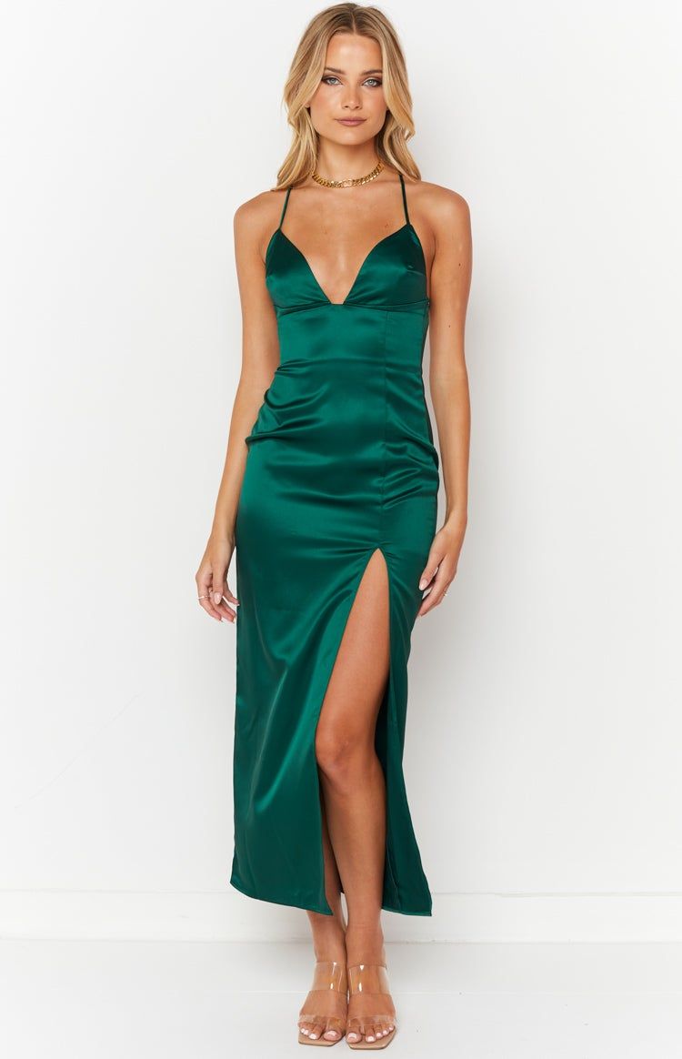 Mary Emerald Formal Maxi Dress sold by Beginning Boutique product image thumbnail 3