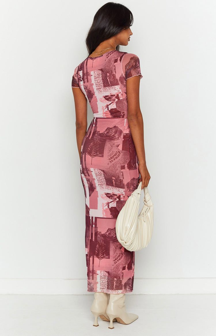 Auli Mesh Printed Midi Dress sold by Beginning Boutique product image thumbnail 4