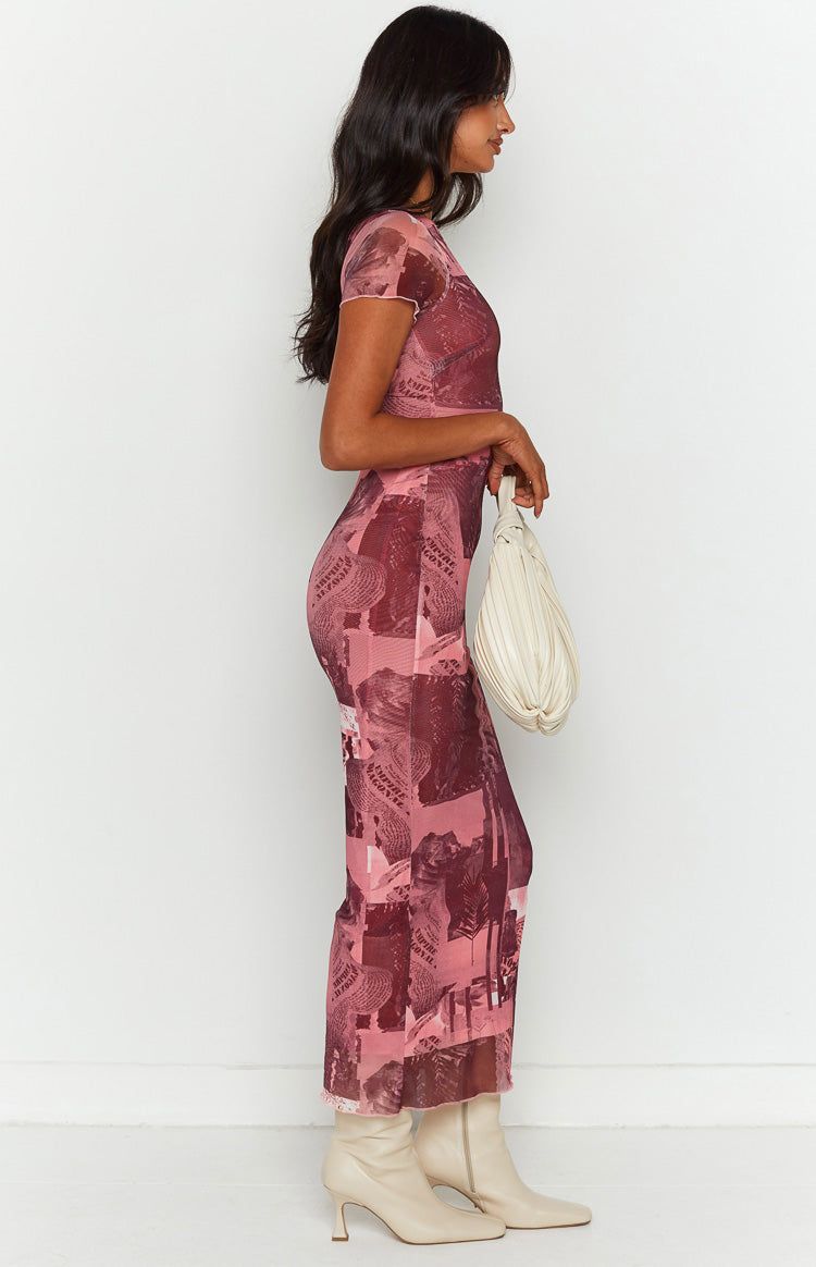 Auli Mesh Printed Midi Dress sold by Beginning Boutique product image thumbnail 3