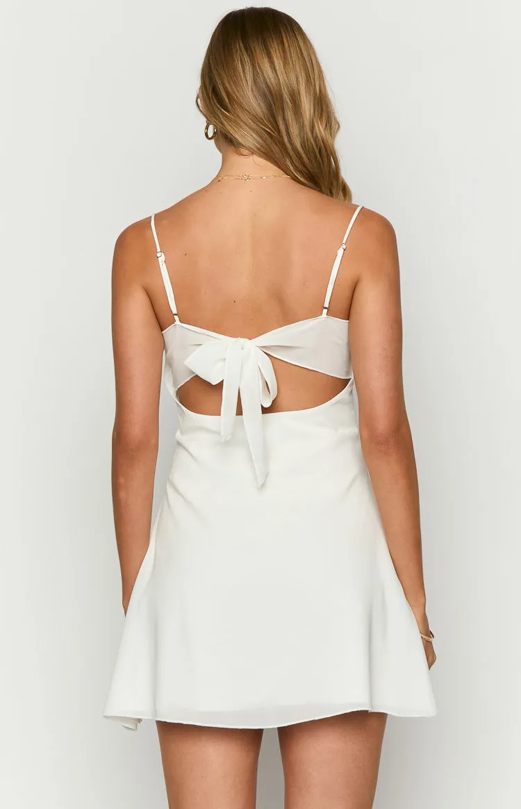 Mahalia White Mini Dress sold by Beginning Boutique product image thumbnail 5