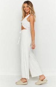 Melissa White Knit Pants sold by Beginning Boutique