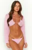 9.0 Swim Clarie Pink Crochet Bikini Bottom sold by Beginning Boutique