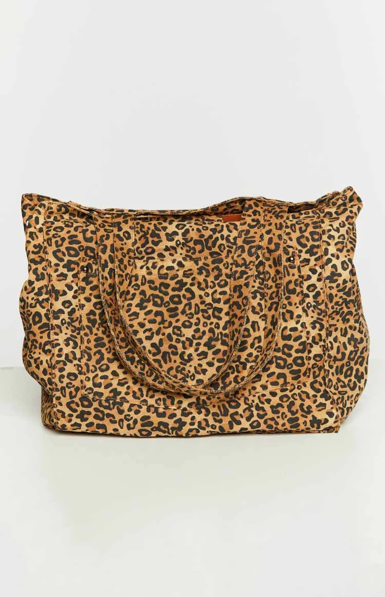 Lovage Leopard Tote Bag sold by Beginning Boutique product image thumbnail 3